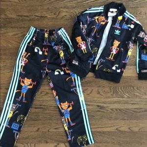 Toddler boys Adidas Mini Rodini 2 piece set